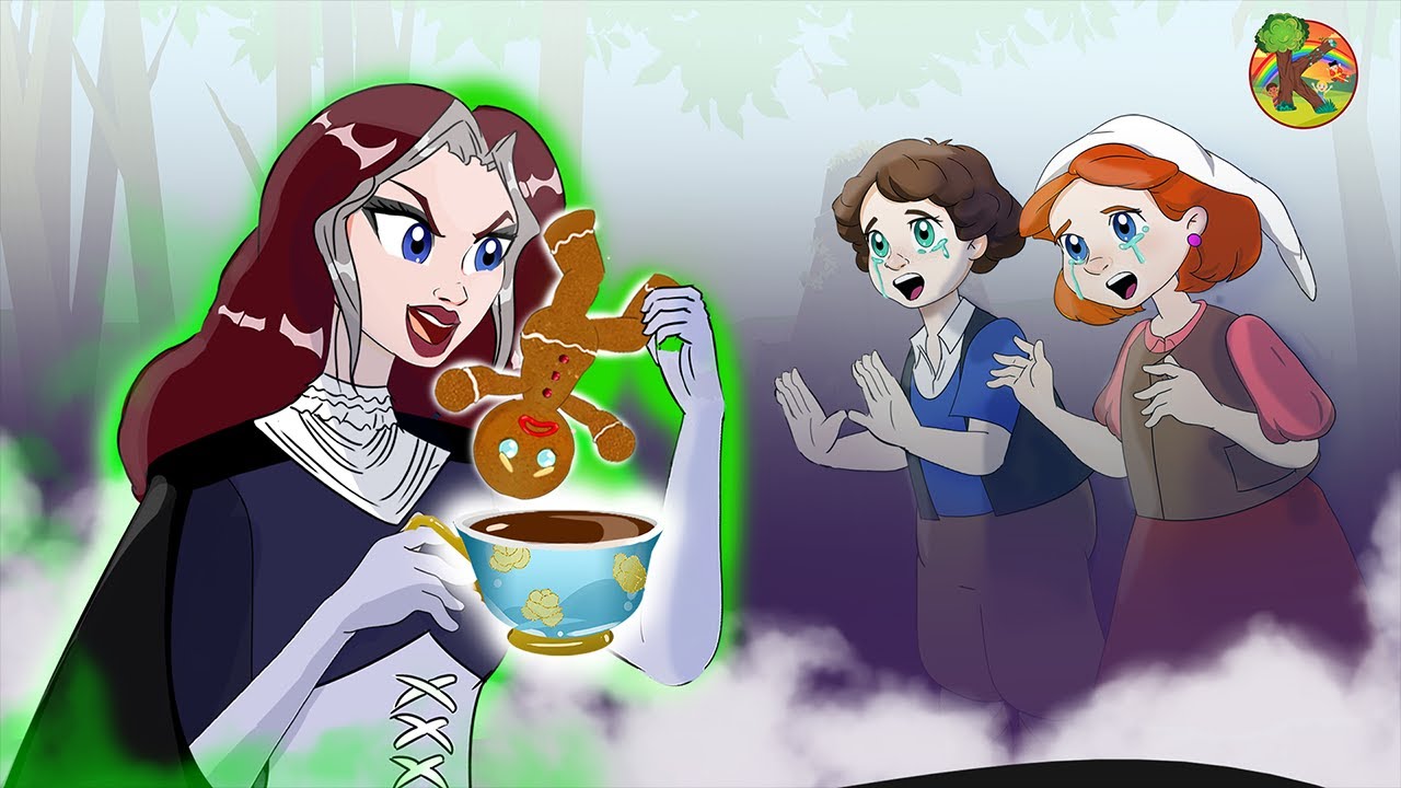 Hansel y Gretel - La Carrera Con El Hombre De Jengibre | KONDOSAN en Español - Cuentos Cortos
