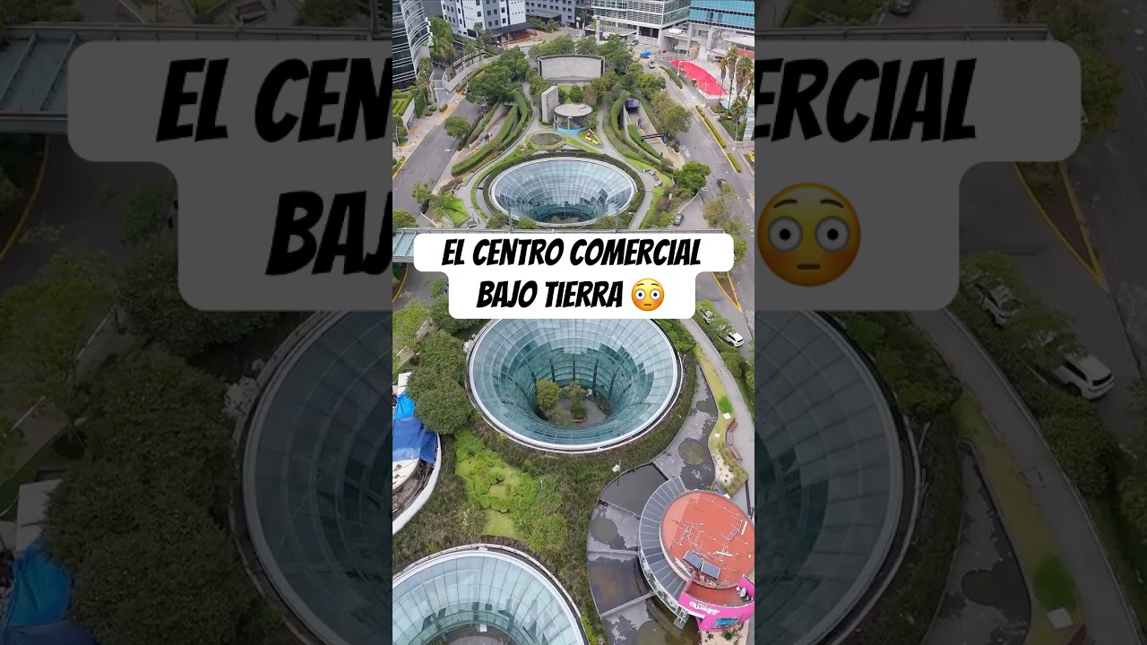 El primer centro comercial SUBTERR&Aacute;NEO. 😨 #viajes #curioso #arquitectura