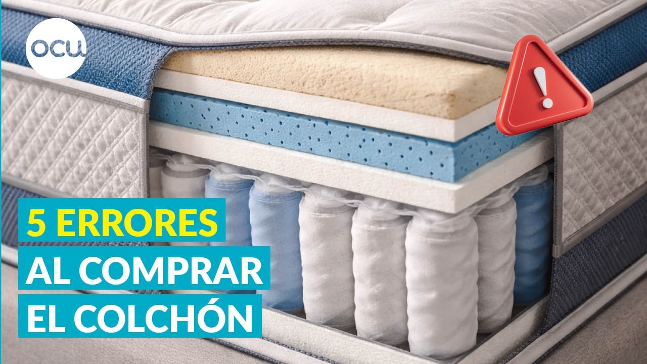 ❌Los 5 errores más comunes al comprar colchón (y cómo evitarlos)