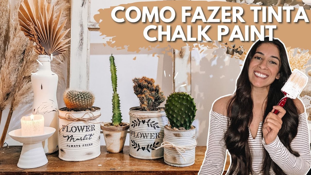 COMO FAZER TINTA CHALK PAINT [A TINTA QUE COBRE TUDO]
