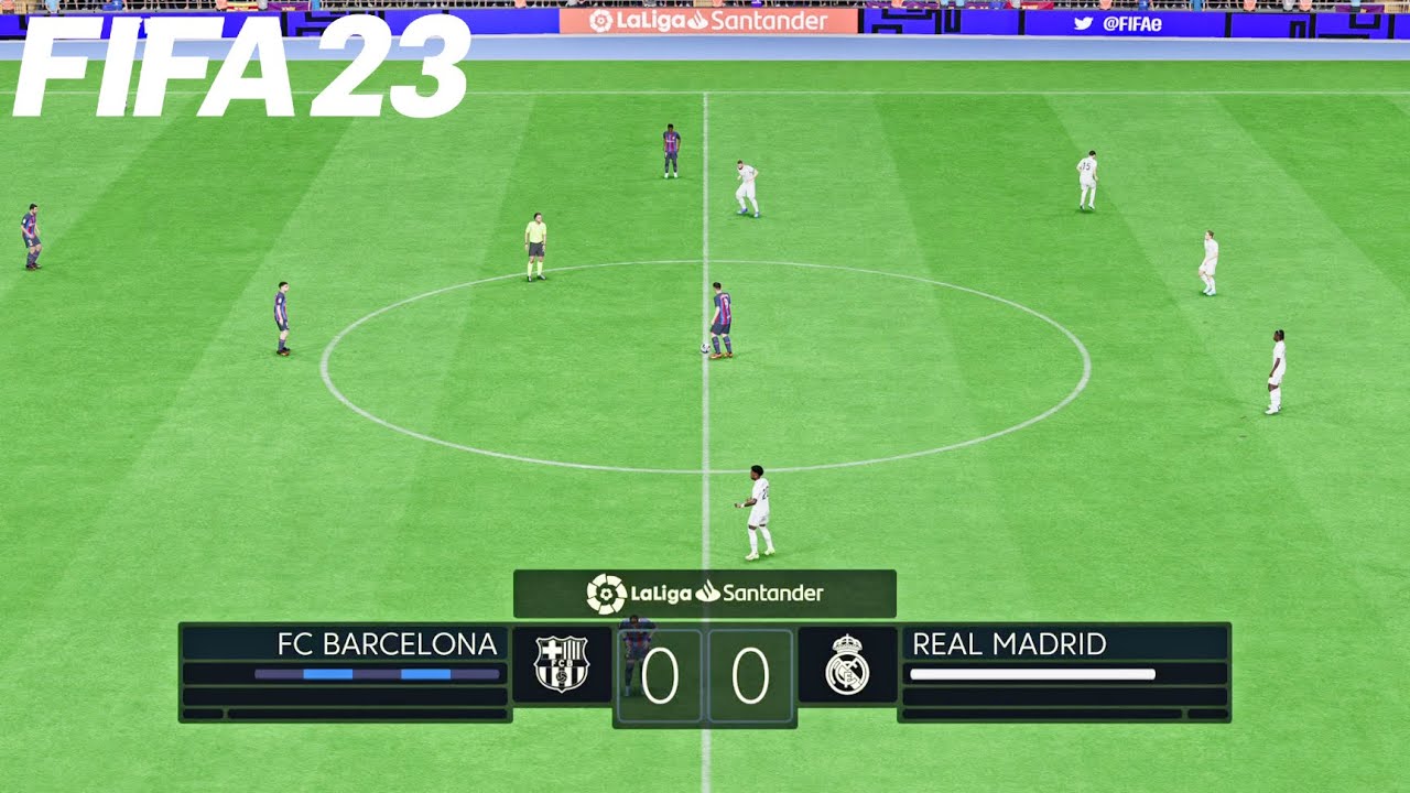 FIFA 23 | FC Barcelona vs Real Madrid - La Liga - PS5 Full Match & Gameplay