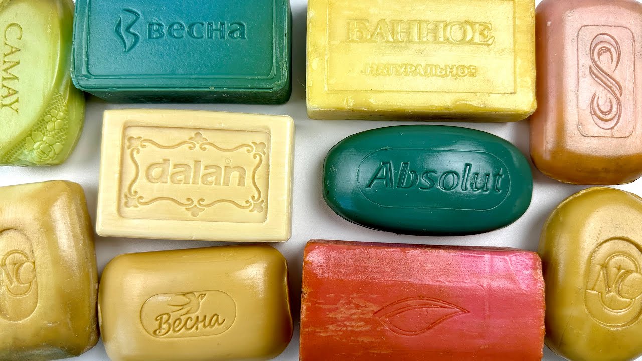 ASMR Carving rancid soap. Soothing cutting soap | ASMR Soap.