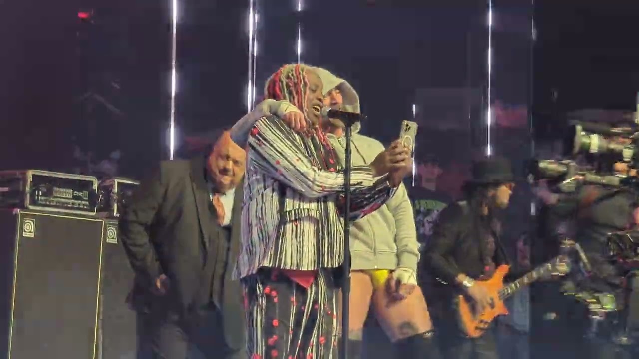 CM Punk with Living Color WrestleMania 41 Saturday entrance performance.