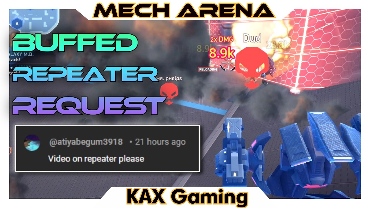 Repeatery są teraz o WIELE lepsze😎 | Repeater 12/8 Seeker - Mech Arena