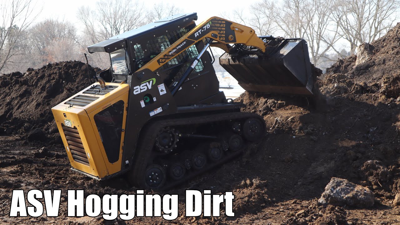 ASV RT-75 Rough Grading New Yard