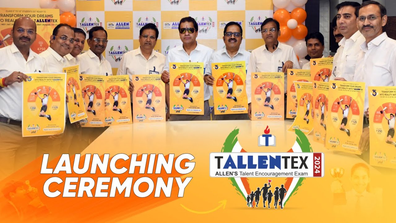 Launching Ceremony of TALLENTEX 2024 |🏅 Scholarships worth ₹250 Crore, Cash prizes up to ₹1.25 Crore