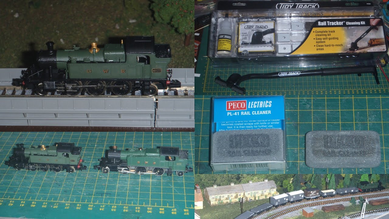 N Gauge 86, Dapol 45XX, Track Cleaning