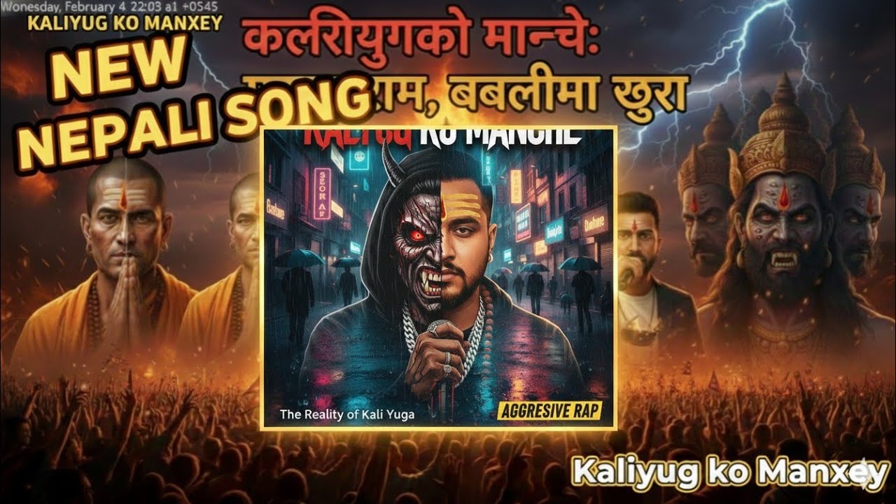 कलियुगको मान्छे | Kalyug Ko Manche - (Official Audio) | Nepali Aggressive Rap & Bhajan Fusion
