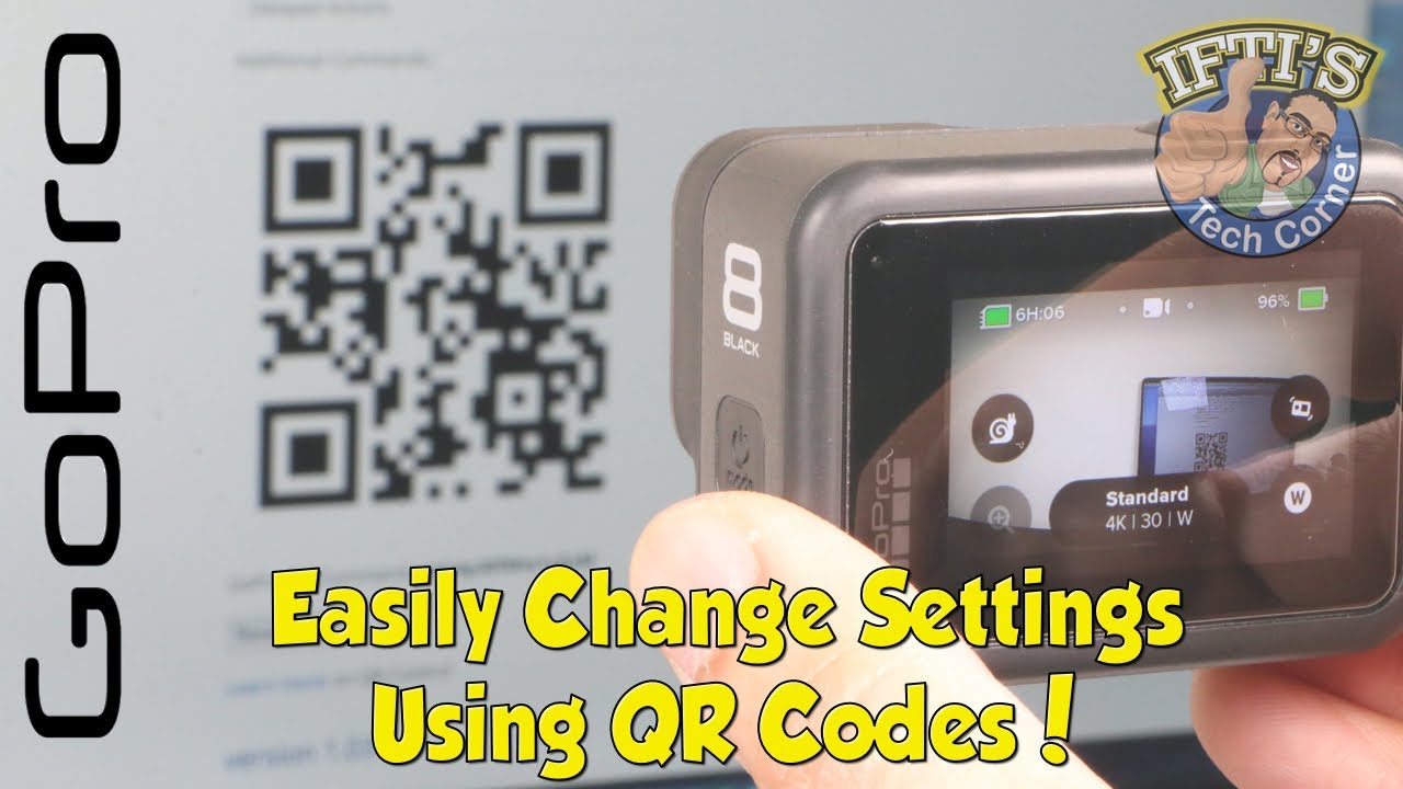 GoPro Hero 8 : Scan QR Codes to Change Settings, Delayed Start, Motion Detection & More!