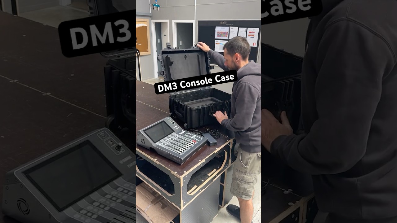 Yamaha DM3 console case by Fiasco & Polyproof. - Digital Mixer, DM3-D