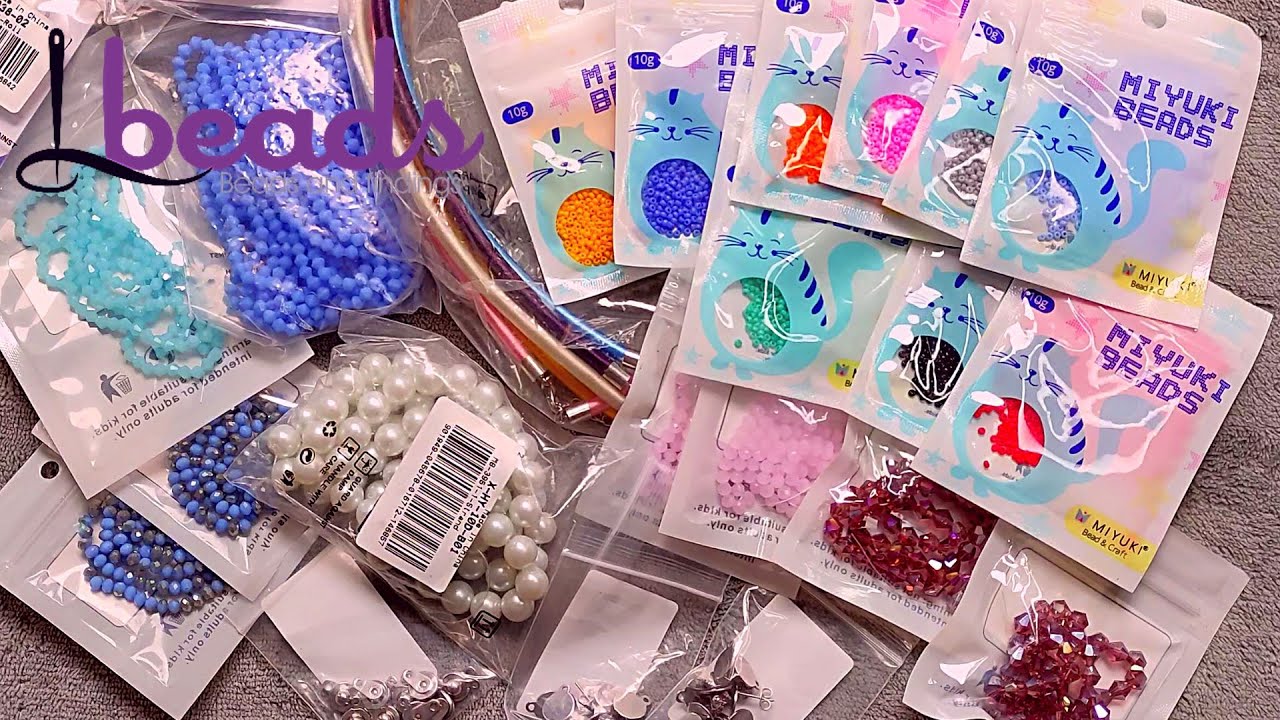 Lbeads.com unboxing, beading materials, new beads review