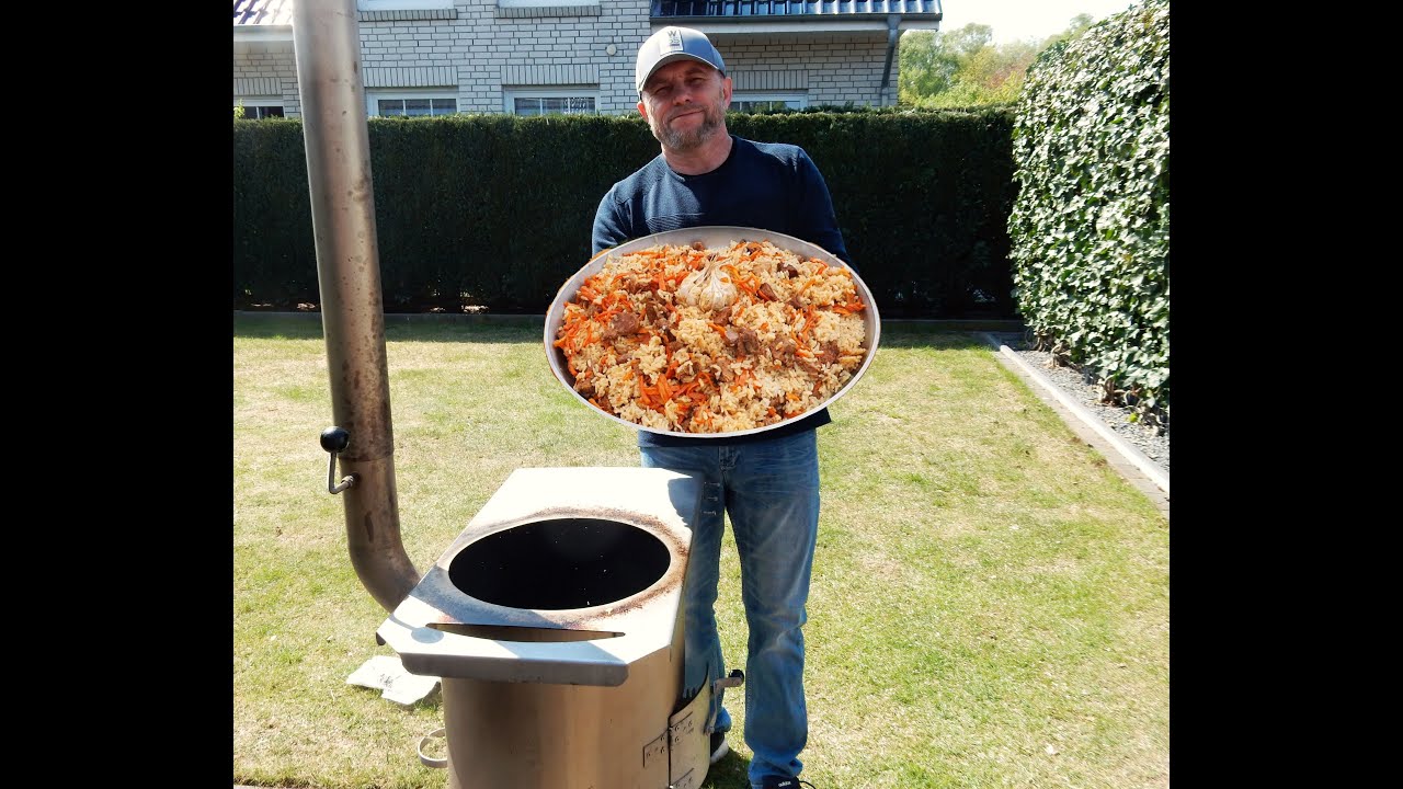 Plov , Pilavi - ein Klassiker aus Usbekistan. Kazan oder Dutch Oven Rezepte One Pot