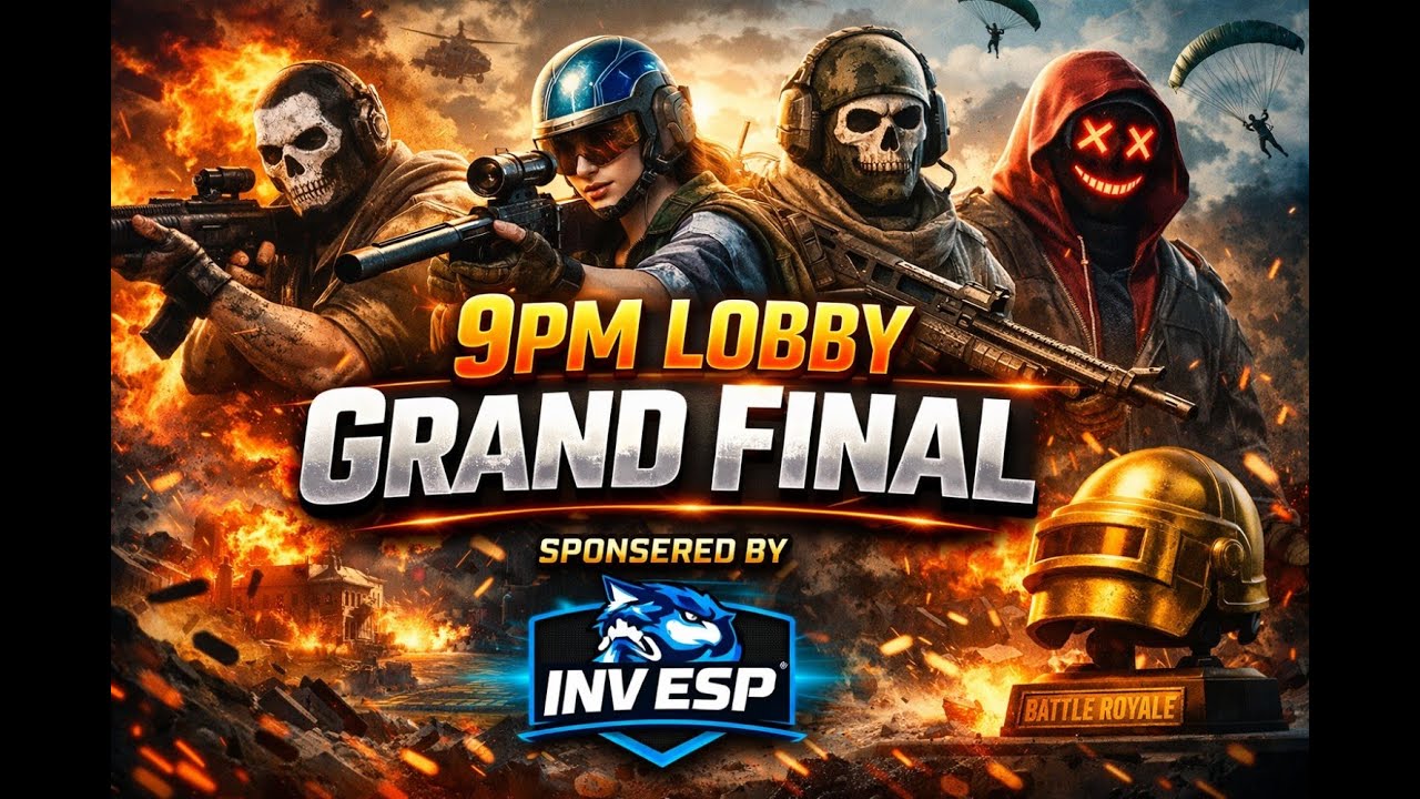 9PM LOBBY/FREE FIRE/SPONSOR BY INV ESP