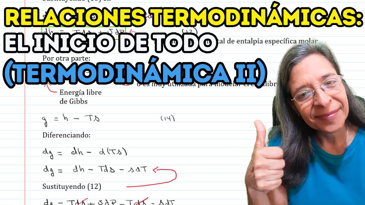 Aprende Termodinámica 2: Desde las Expresiones hasta la Evaluación de Propiedades Termodinámicas