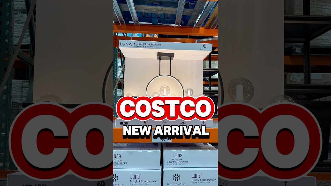 🔥NEW Costco Find! Luna 8-Light LED Pendant Under $100‼️#costcofinds #homelighting