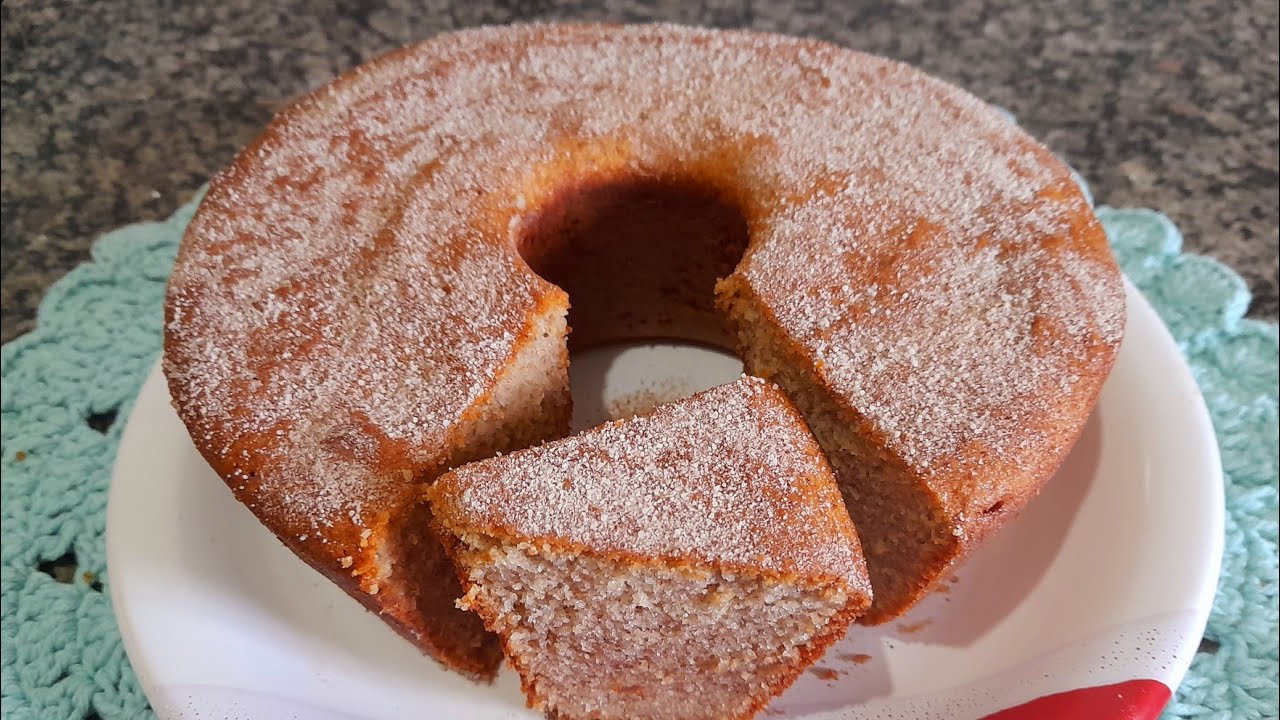 Bolo de Banana Com Farinha de Rosca ❤