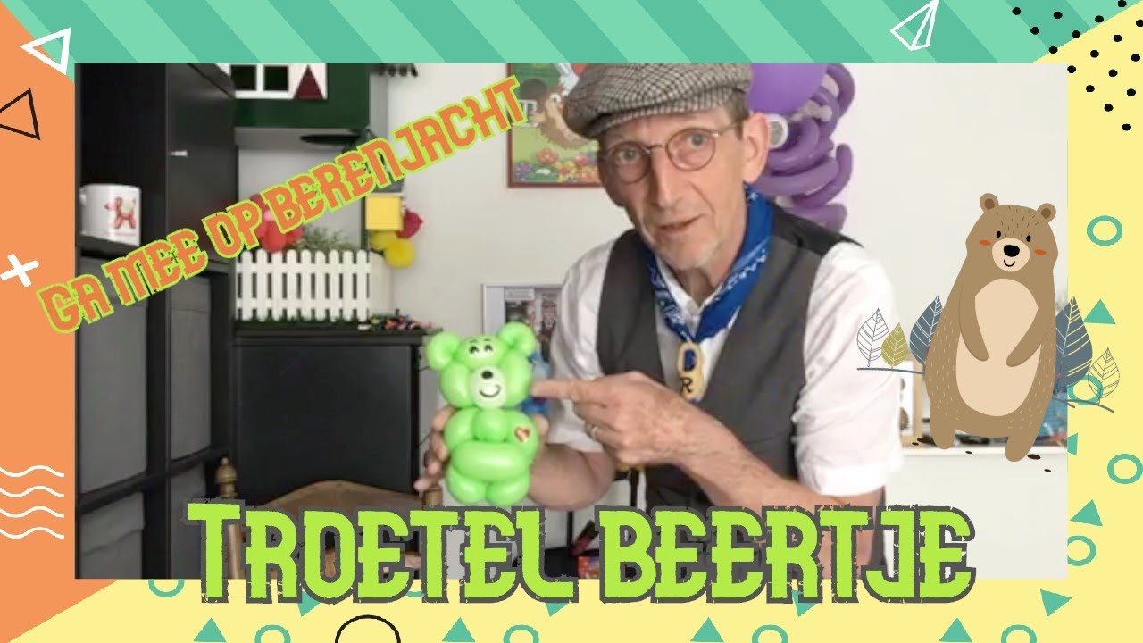DIY Beertje - Ballonworkshop | Haagse Ballonnenboer (30ste live) balloon tutorial
