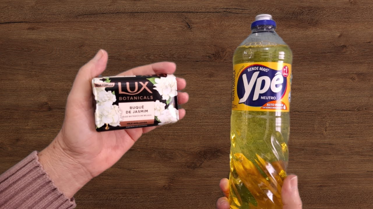 👀 MORRIA E NÃO SABIA é só usar DETERGENTE E 1 SABONETE E NÃO PRECISA MAIS GASTAR NO MERCADO