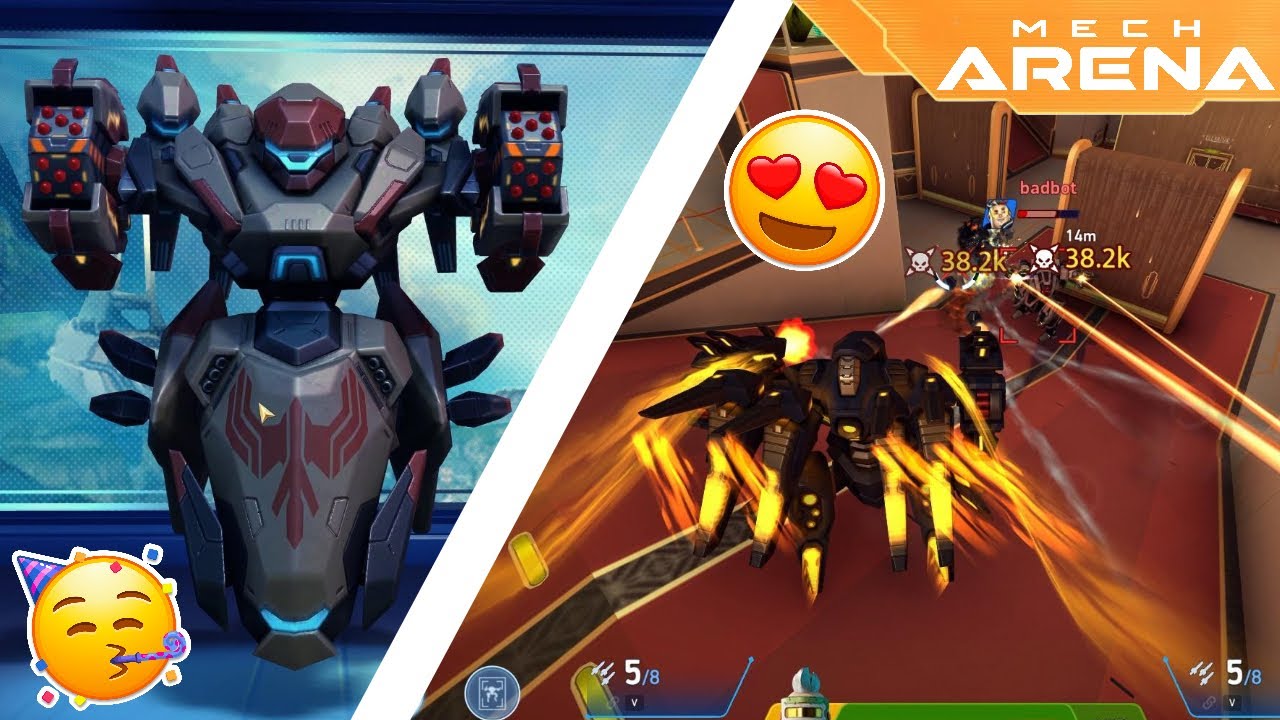 Maxing my Deathwalker | Storm Rack 16 copy | Mech Arena