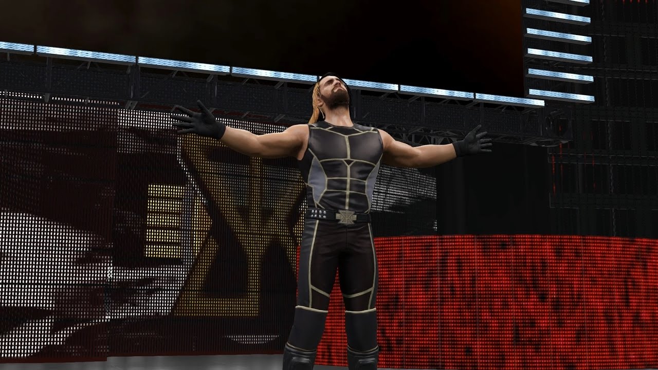 WWE 2K16 - Сет Роллинс (выход, подпись, финишер)