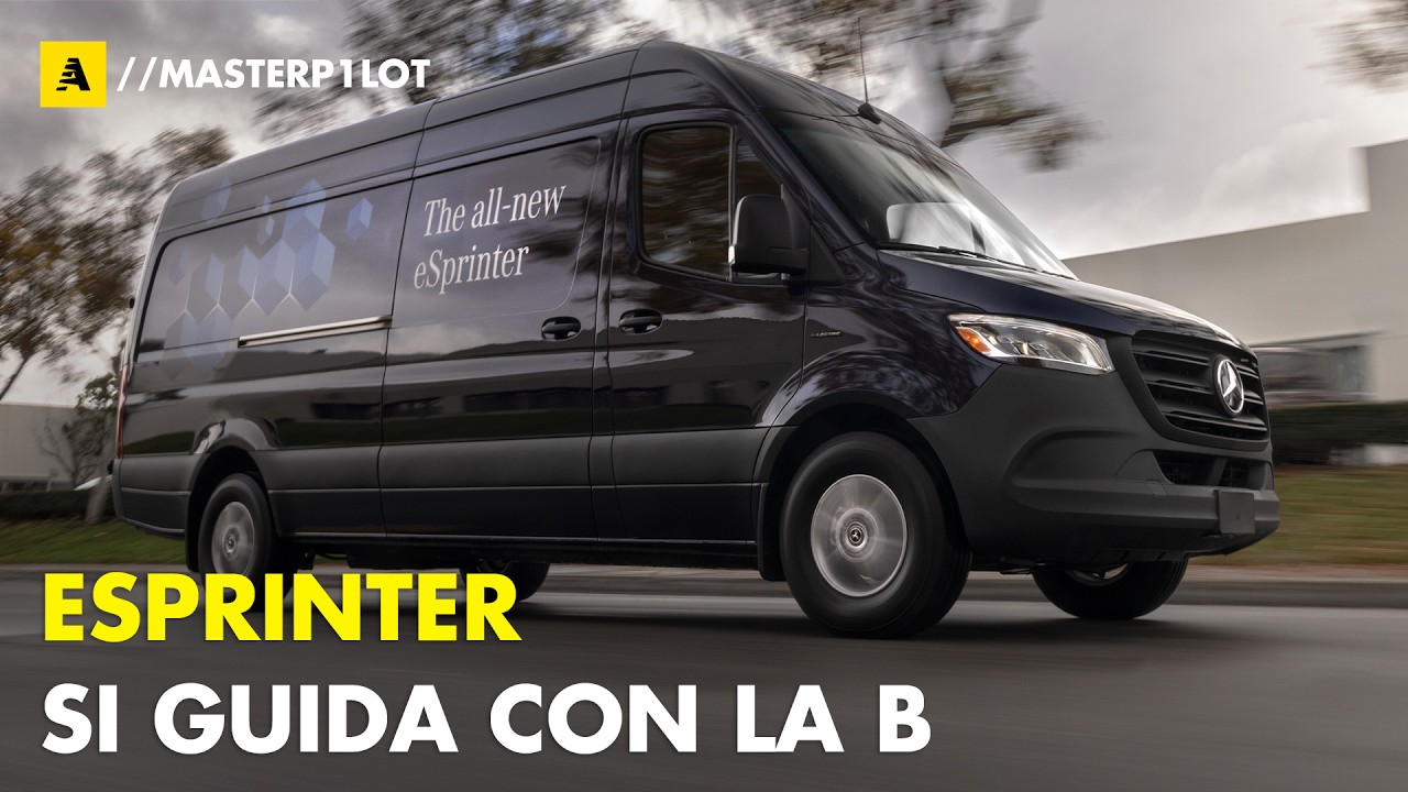 Mercedes Sprinter ELETTRICO 2024 | Autonomia 440 km e...guida con PATENTE B!