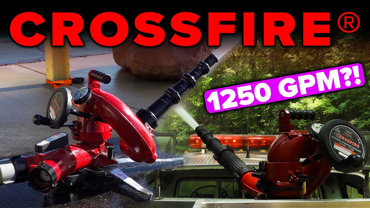 CrossFire® Portable Firefighting Monitor | High-Volume Ground Monitor & Deck Gun Functionality