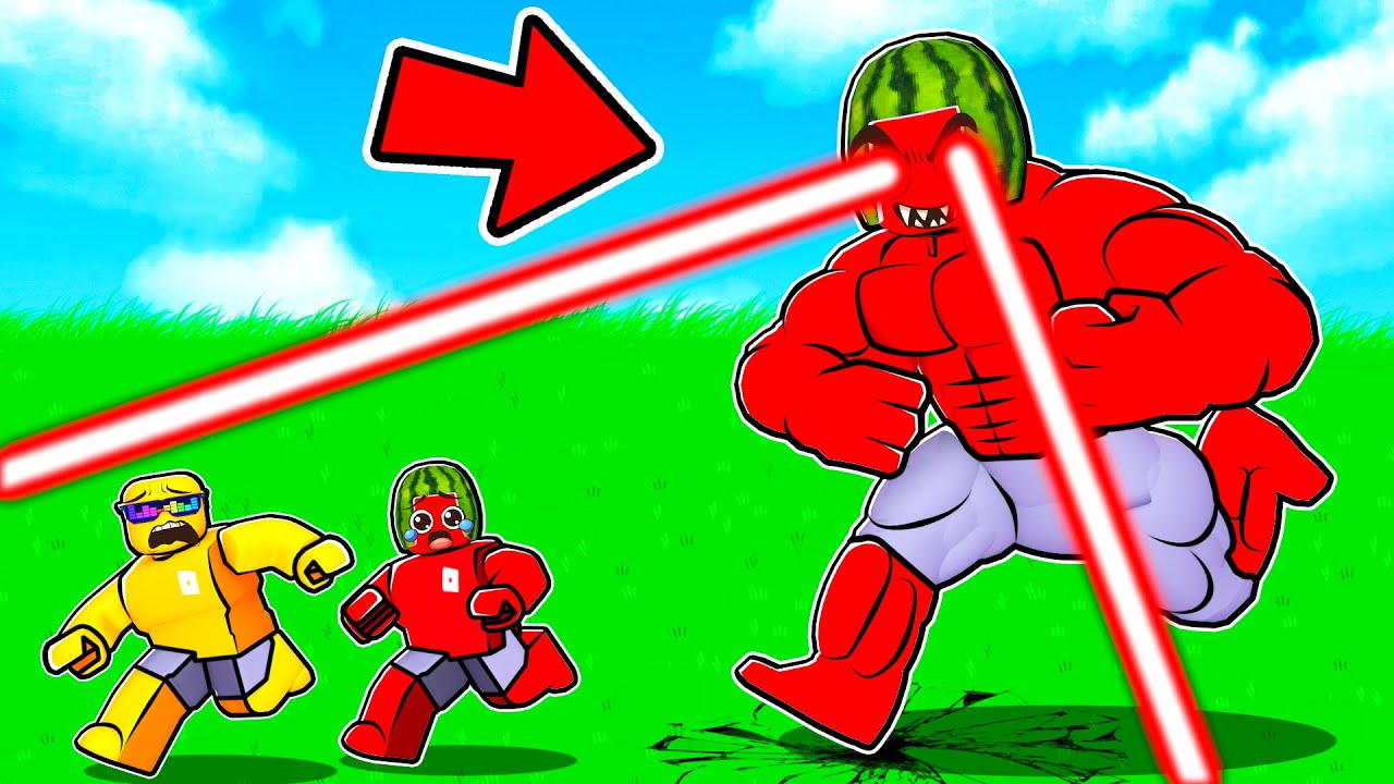 Can We Survive GIANT MELON in Roblox