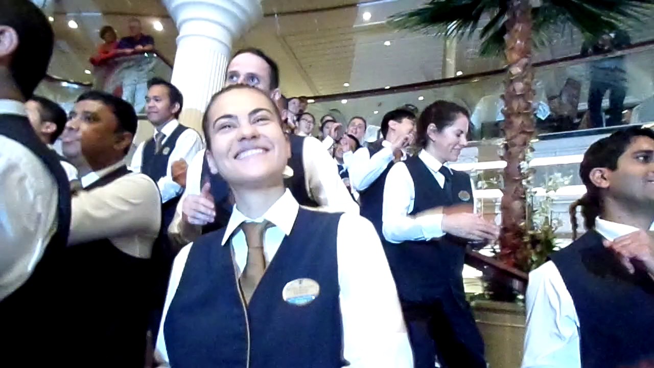 More singing waiters on Rhapsody of the seas