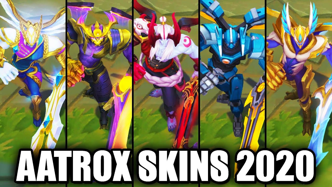 All Aatrox Skins Spotlight 2020 (League of Legends)