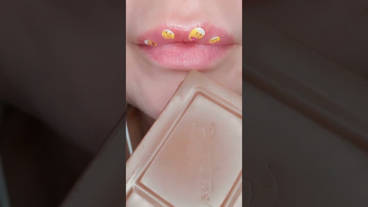 ASMR Satisfying Eating Chocolate 🍫 #chocolate #eatingshow #asmr