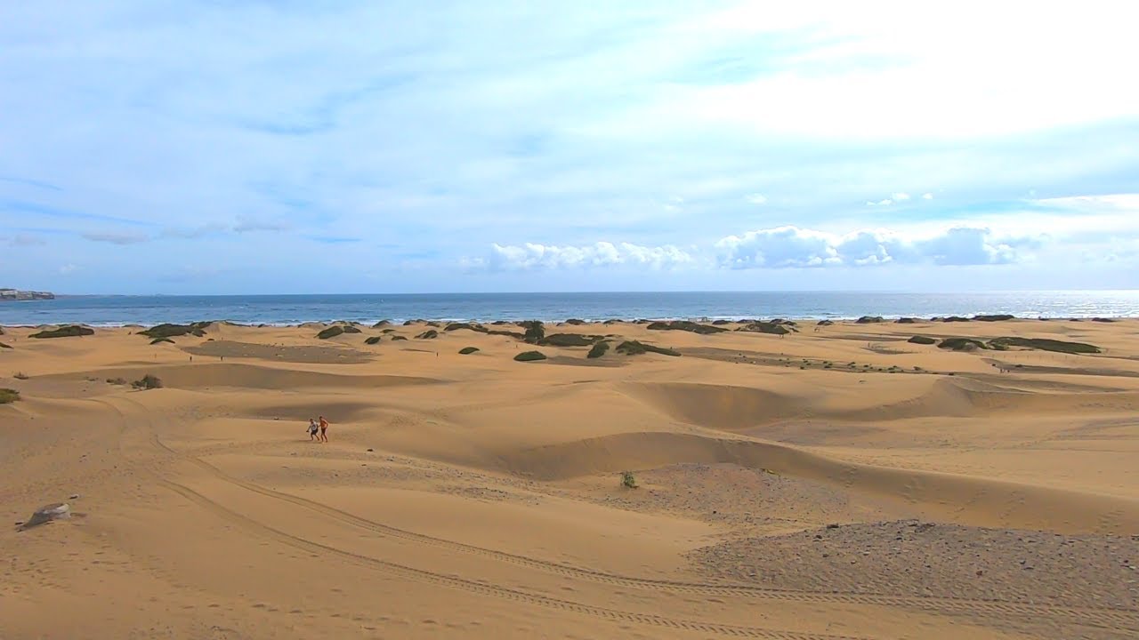 Playa del Inglés Walk to RIU Maspalomas Gran Canaria 🤳🏽 Canary Islands 💥