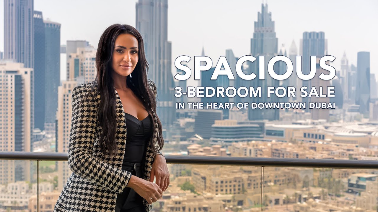 Stylish 3-BR apartment for sale with incredible Burj Khalifa views in Downtown Dubai