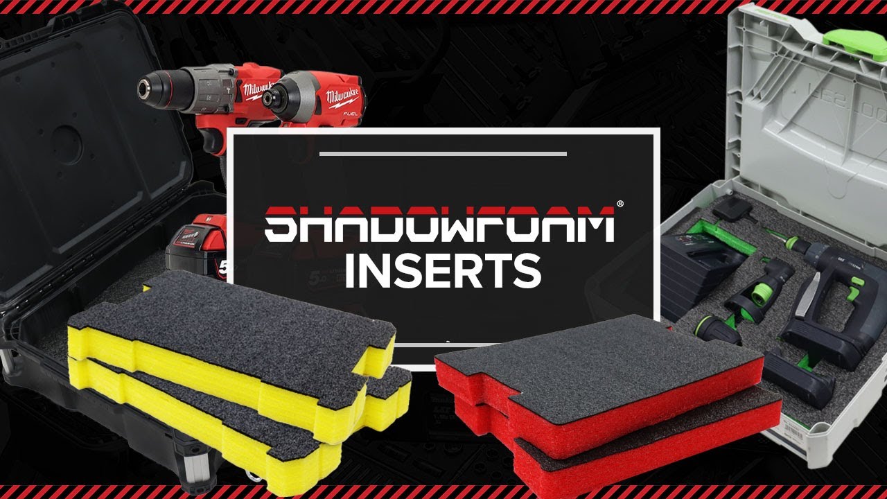 Shadow Foam Inserts NOW AVAILABLE - Makita | Milwaukee | Festool | DeWalt | Bosch | Stanley