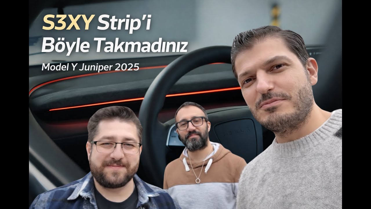 Tesla Model Y Juniper 2025’te S3XY Strip’i Böyle Takmadınız! Minimal Montaj Adım Adım