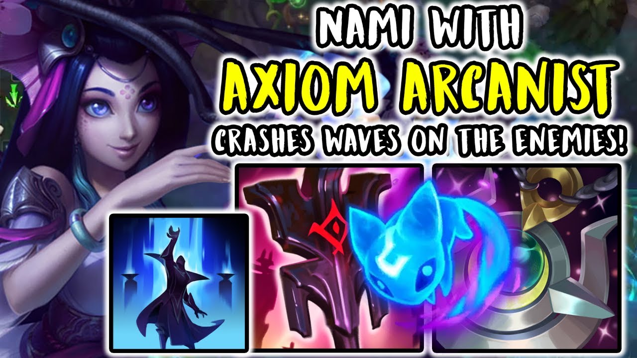 Nami with Axiom Arcanist Crashes Waves on the Enemies! | Diamond Support | Patch 25.S1.1