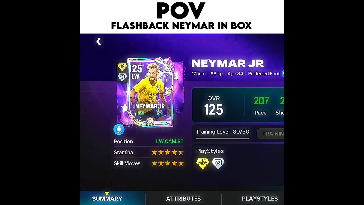Neymar is back but he's not F2P 😪 #fcmobile
