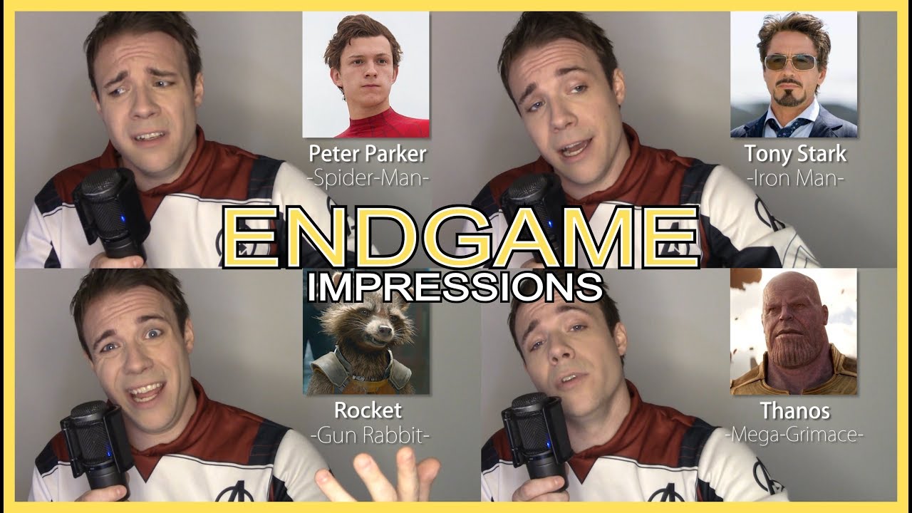AVENGERS SING RADIOACTIVE!! (Endgame Impressions - Thor, Loki, Hulk, Black Panther, Spider Man)