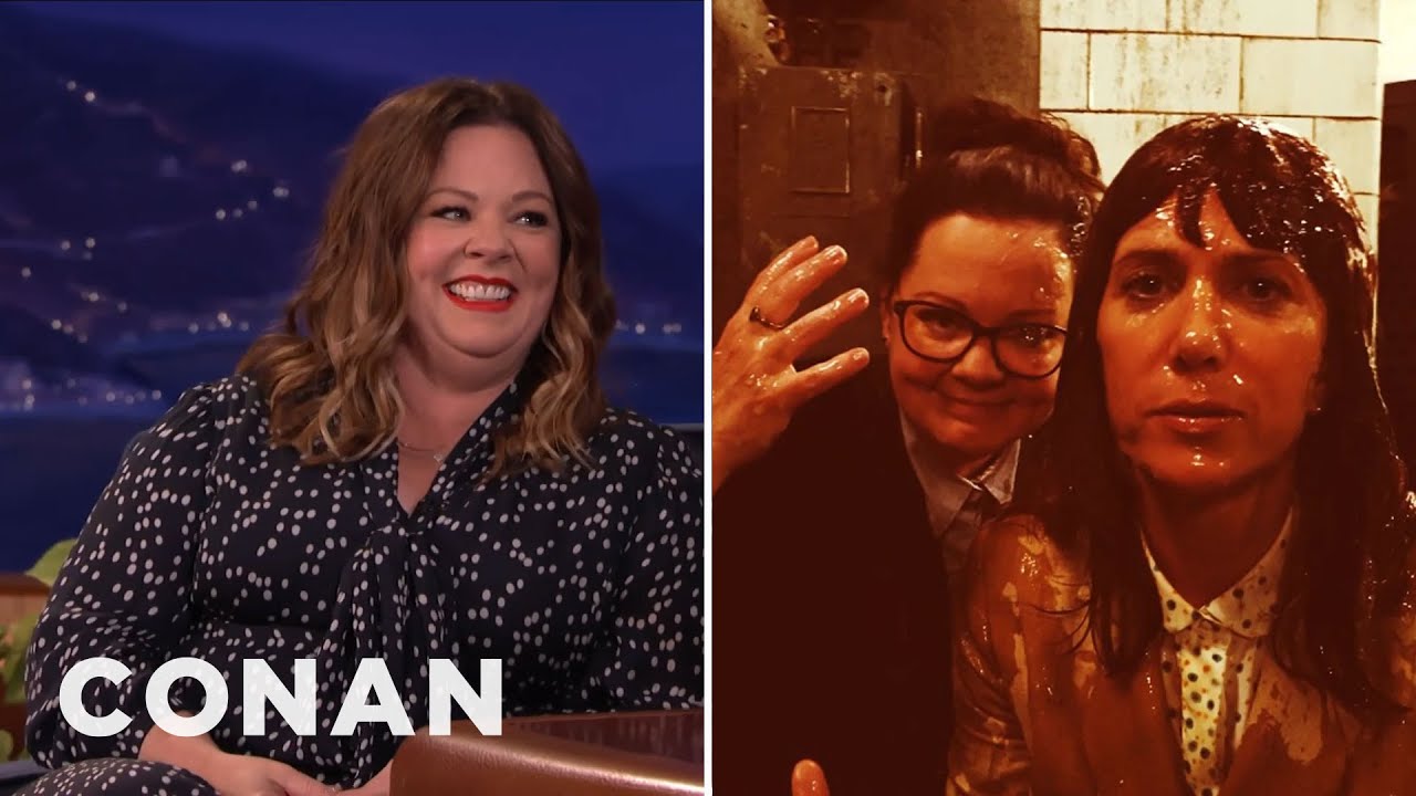 Melissa McCarthy Was Delighted When Kristen Wiig Got Slimed | CONAN on TBS