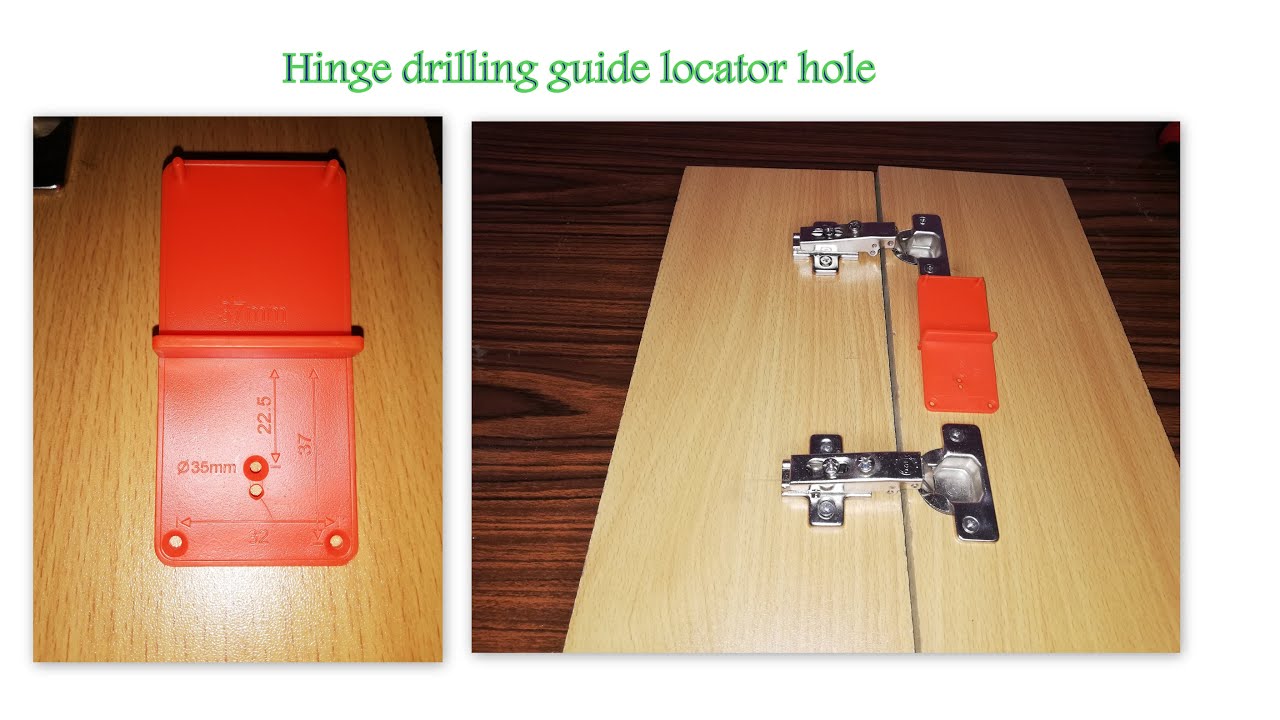 شابلونة تركيب مفصلة المطبخ - Hinge drilling guide locator Hole