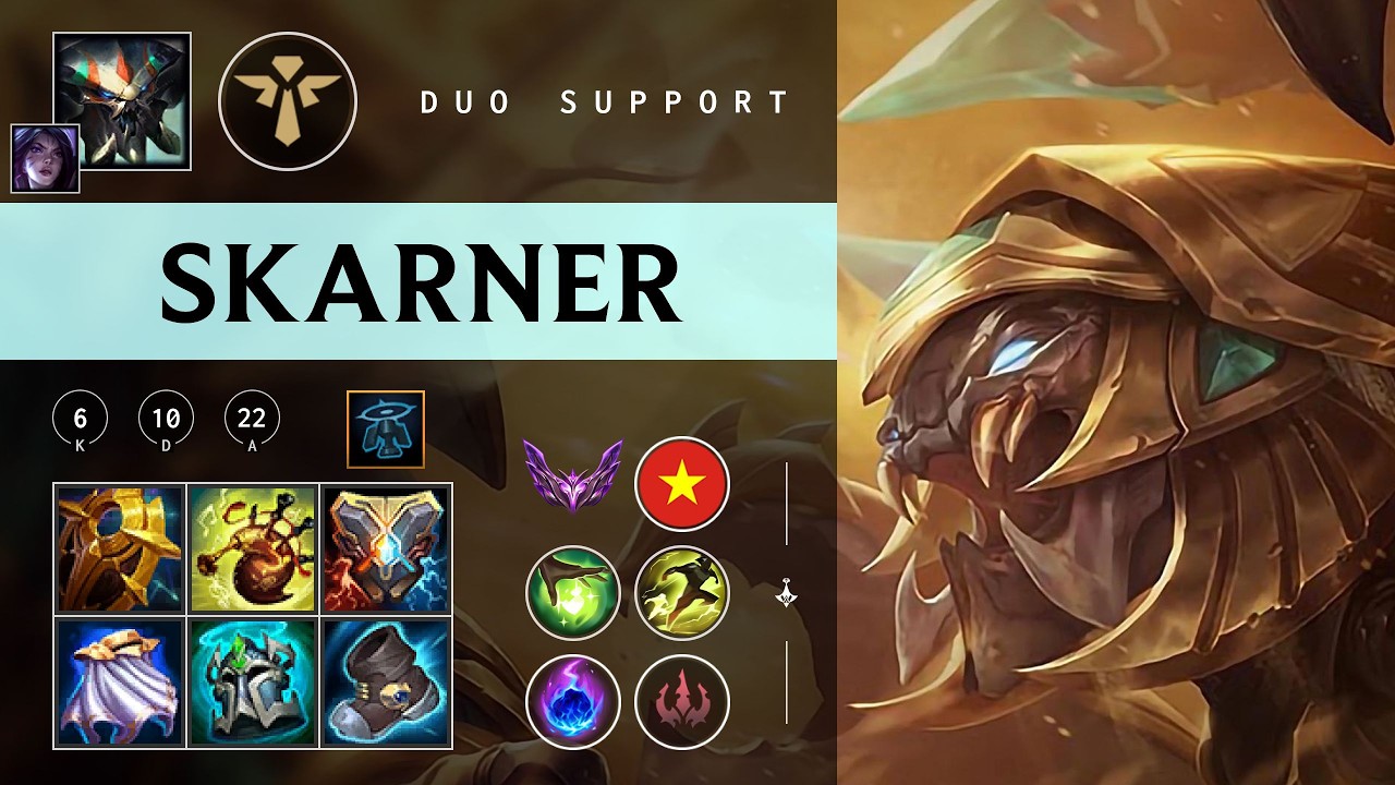 Skarner Support vs Pantheon - VN Master Patch 26.04