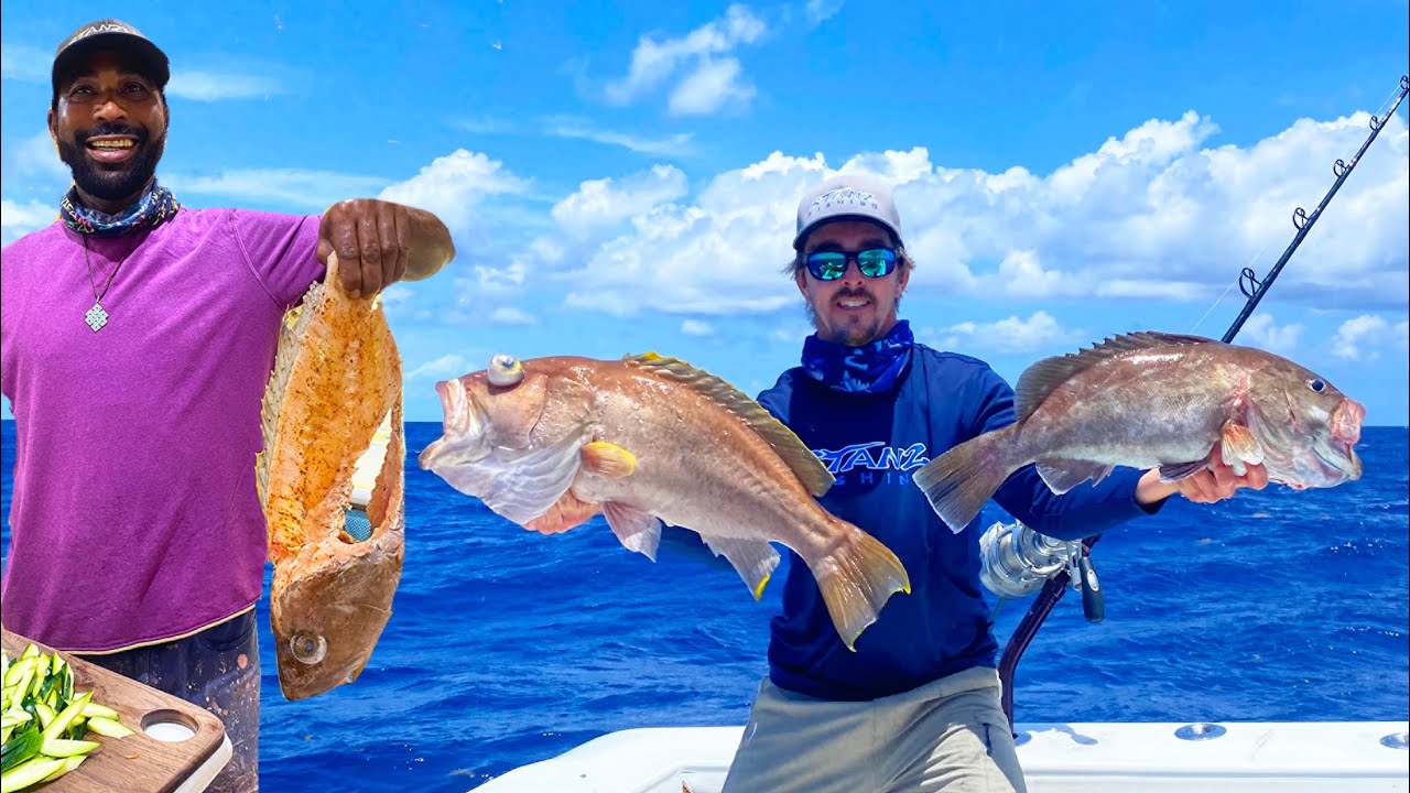 Jamaican Style Steamed GROUPER! Catch Clean Cook