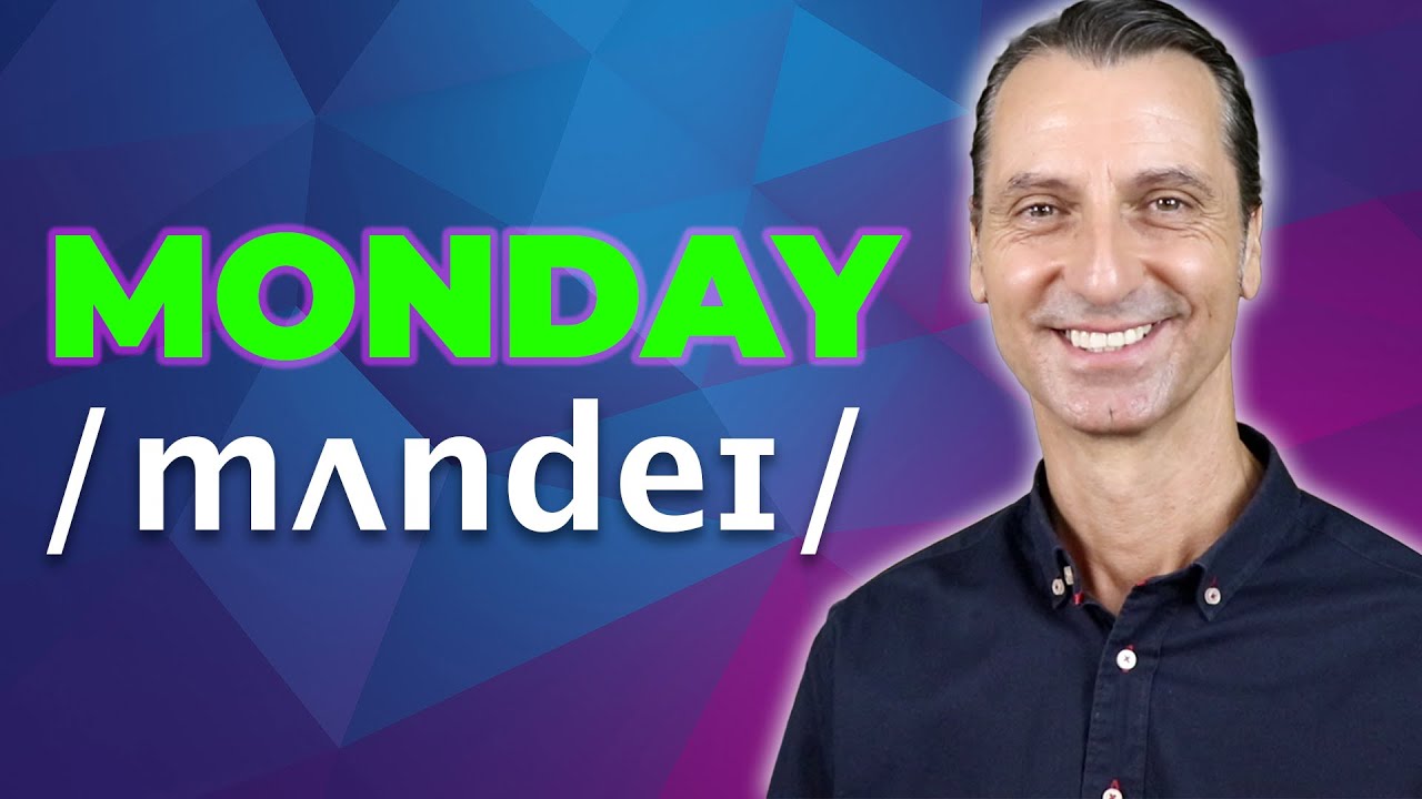 Experto explica la fonética correcta de los días de la semana.