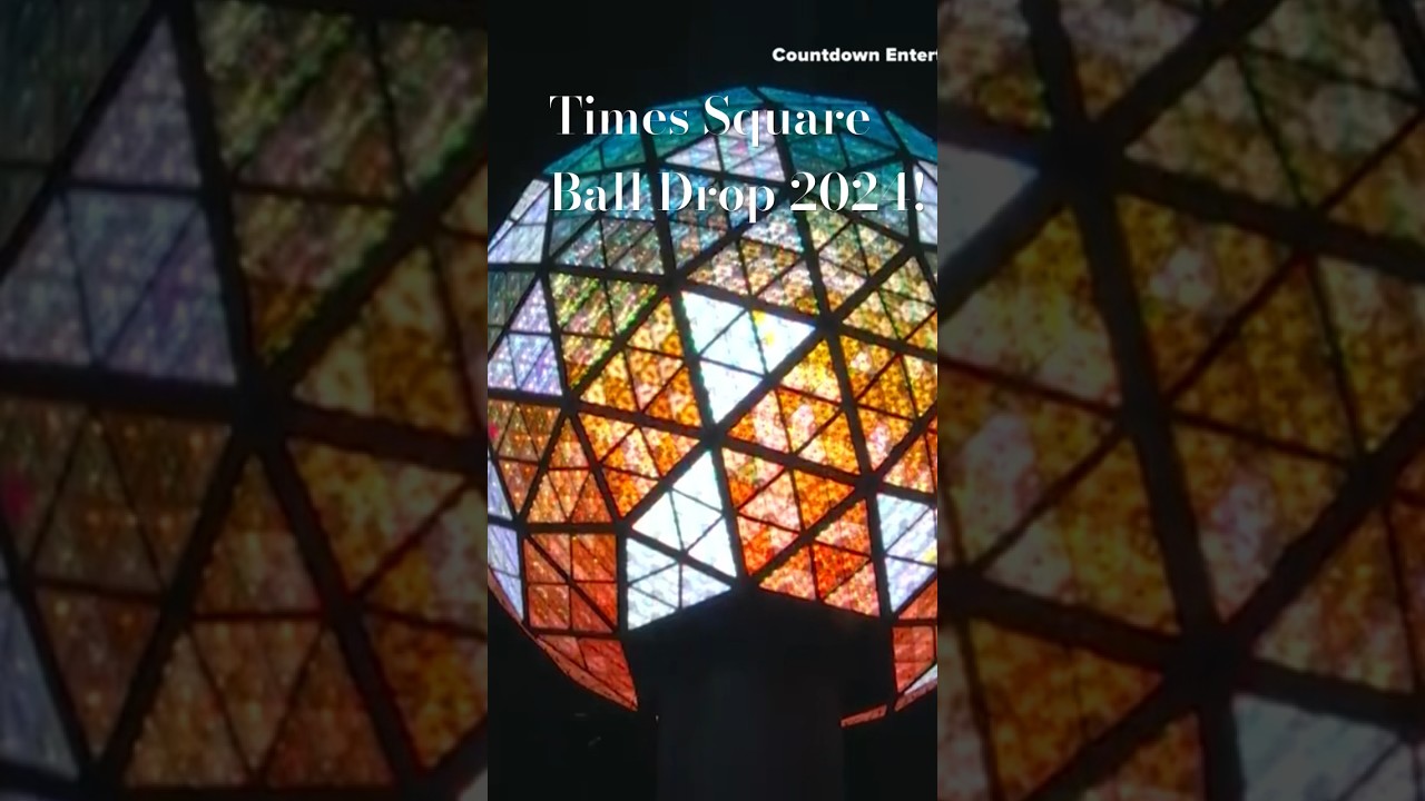 The famous ball drop in New York&rsquo;s Time Square signaled the beginning of 2024! #2024