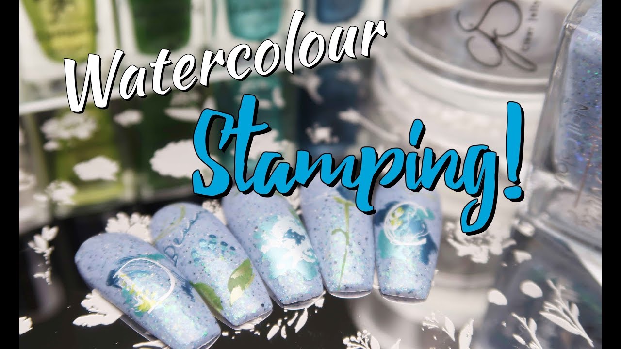 Научитесь создавать многослойные штампы в технике акварели!