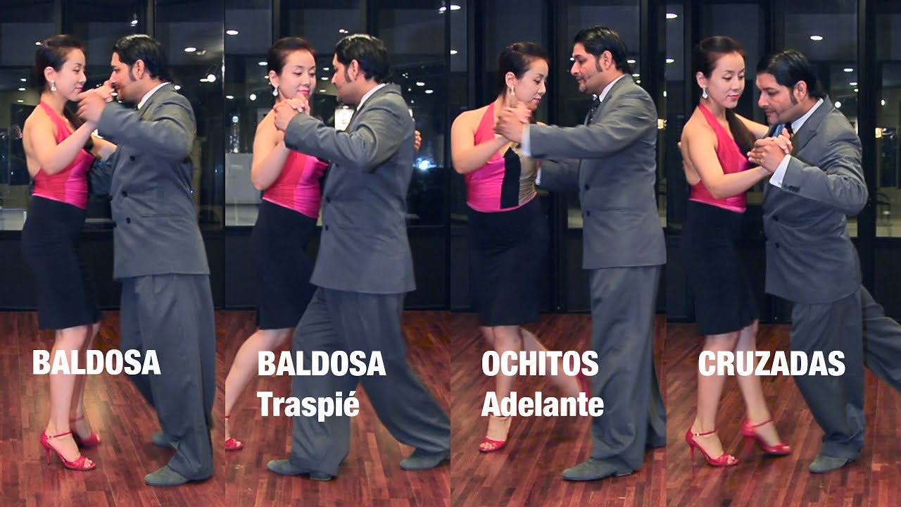 1분탱고 밀롱가 특강1  / Milonga Paso Básico 4 / 밀롱가 기본스텝 4