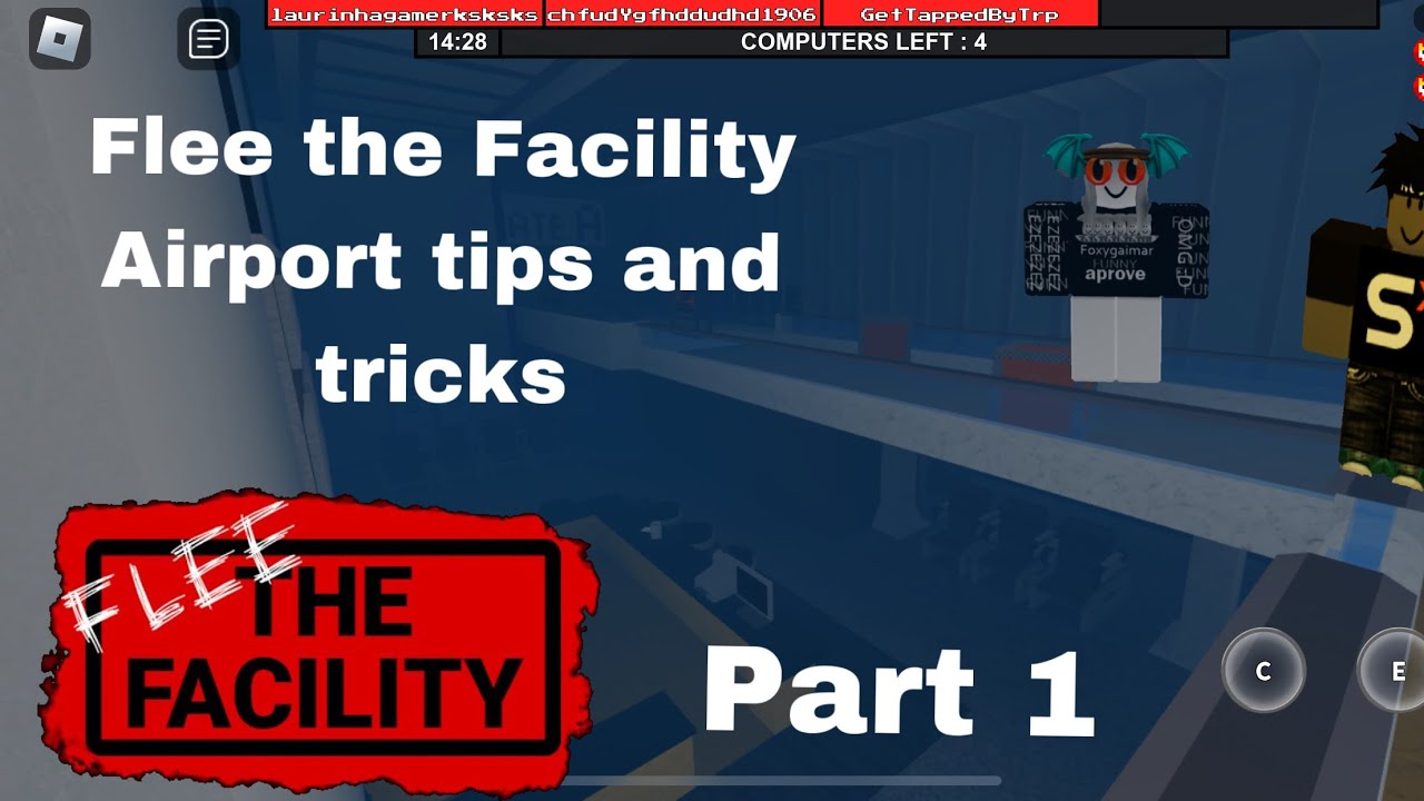 TIPS AND TRICKS FOR AIRPORT | PART 1 (Roblox Flee The Facility)