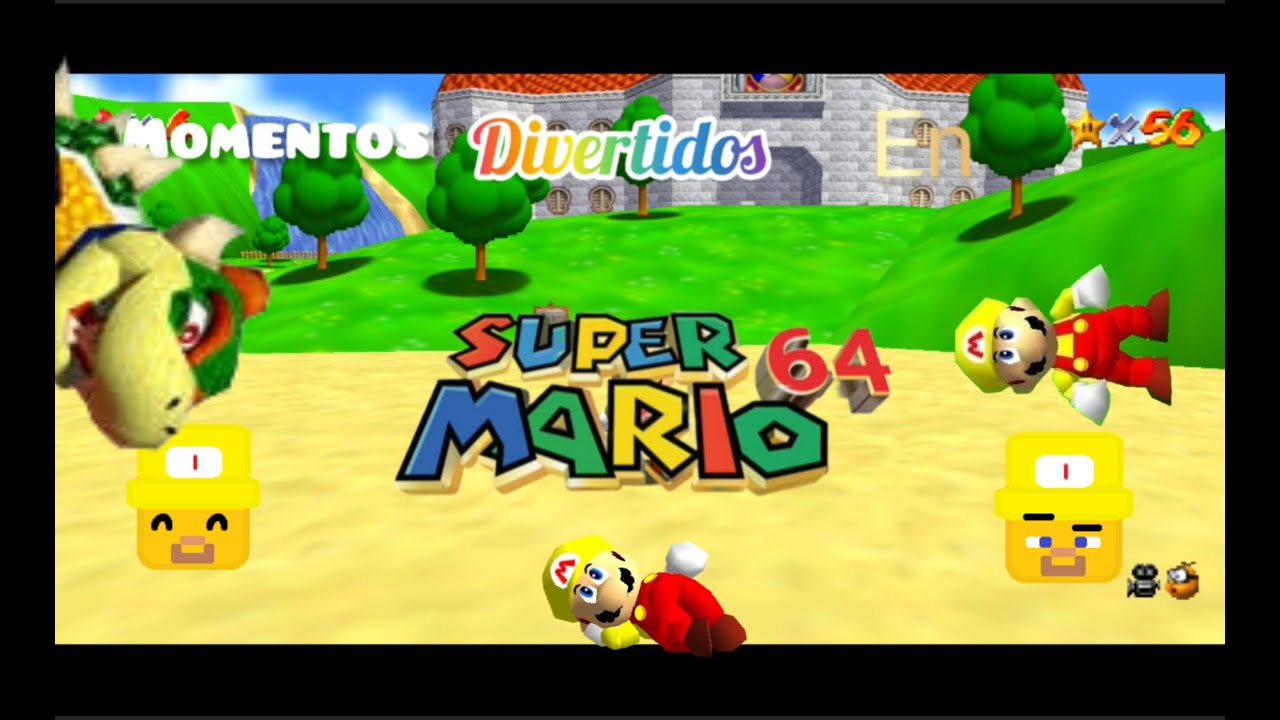 Momentos  divertidos en  SUPER MARIO 64 | Parte 6