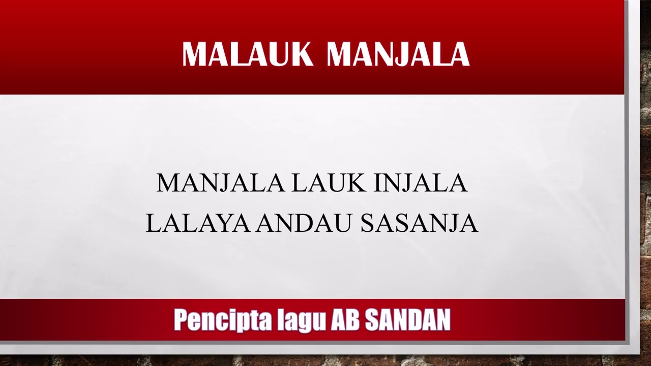 Instrument Musik Malauk Manjala ( Lagu Daerah Kalimantan Tengah )