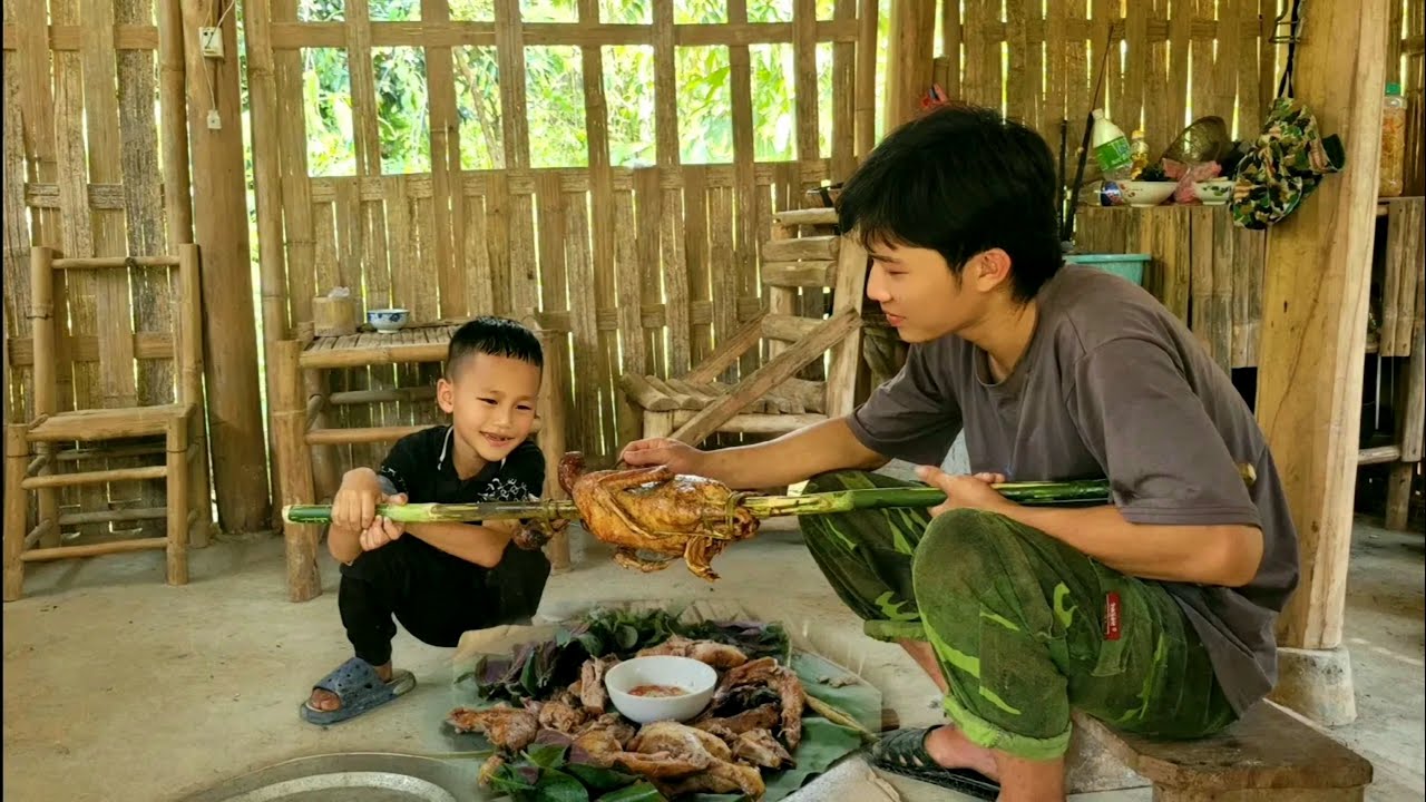 Full video: Binh builds a farm. Catches ducks to sell and cooks delicious meals for himself