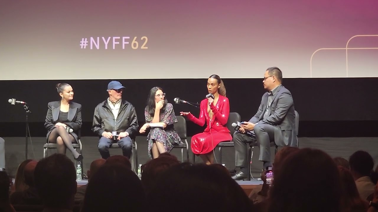 NYFF 2024: Emilia Perez Q & A With Zoe Saldaña, Karla Sofía Gascón, Selena Gomez, and Édgar Ramírez